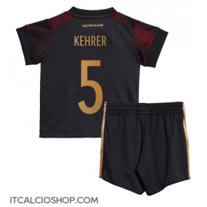 Germania Thilo Kehrer #5 Seconda Maglia Bambino Mondiali 2022 Manica Corta (+ Pantaloni corti)